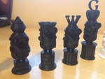  Remix - minion chess pieces  3d model for 3d printers