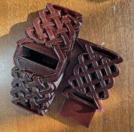  Celtic knot mounted coat hanger  3d model for 3d printers