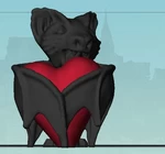  Vamp-entine bat  3d model for 3d printers