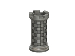 Modelo 3d de La torre del ajedrez para impresoras 3d
