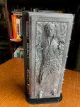  Han solo in carbonite - hidden box and bookend  3d model for 3d printers