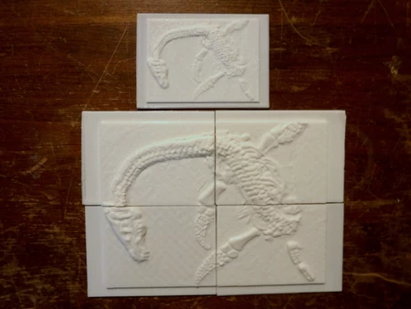   plesiosaurus fossil  3d model for 3d printers