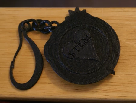  (interactive) <3 stem keychains  3d model for 3d printers