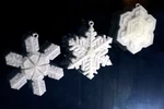  Bentley's snowflake ornaments  3d model for 3d printers