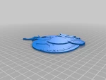  a nightmare before xmas name tag  3d model for 3d printers