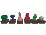  Super mario chess set  3d model for 3d printers