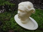 Modelo 3d de Busto de este servidor
 para impresoras 3d