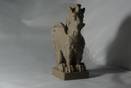  No-support gargoyle statue  3d model for 3d printers