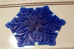  Snowflake ornament  3d model for 3d printers