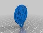 Modelo 3d de Tinne - charm nudo celta
 para impresoras 3d