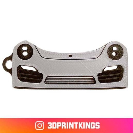 Modelo 3d de Porsche 911 - clave de la cadena de para impresoras 3d