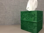  Brier rose tissue box  3d model for 3d printers