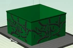  Brier rose tissue box  3d model for 3d printers