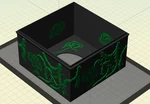  Brier rose tissue box  3d model for 3d printers