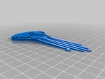  Art nouveau hair ornaments  3d model for 3d printers