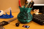  Pen pot - dual  3d model for 3d printers