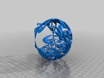  Pen pot - dual  3d model for 3d printers