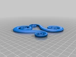 Modelo 3d de Colgador de adornos en espiral
 para impresoras 3d