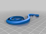 Modelo 3d de Colgador de adornos en espiral
 para impresoras 3d