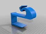  Cubicle coat hanger  3d model for 3d printers