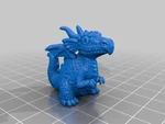 Modelo 3d de Pequeño dragón para impresoras 3d