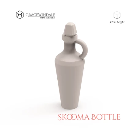 Modelo 3d de Botella de skooma
 para impresoras 3d