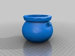 Modelo 3d de Copa de dados de caldero
 para impresoras 3d