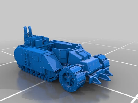   tracked wagon  3d model for 3d printers