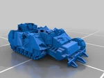   tracked wagon  3d model for 3d printers