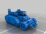   tracked wagon  3d model for 3d printers