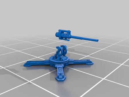 Modelo 3d de Arma pesada
 para impresoras 3d