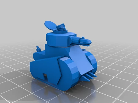 Modelo 3d de Tanque épico de los 3 chiflados para impresoras 3d