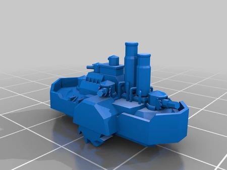  Ships - warhammer total war  3d model for 3d printers