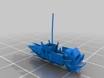 Modelo 3d de Barcos - warhammer total war
 para impresoras 3d