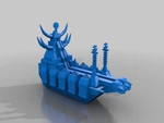 Modelo 3d de Barcos - warhammer total war
 para impresoras 3d