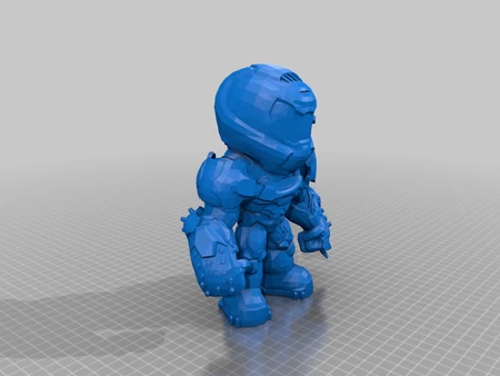  Doomguy toy  3d model for 3d printers