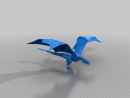   red dragon  3d model for 3d printers