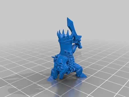  Chaos dwarf leader - repaired  3d model for 3d printers