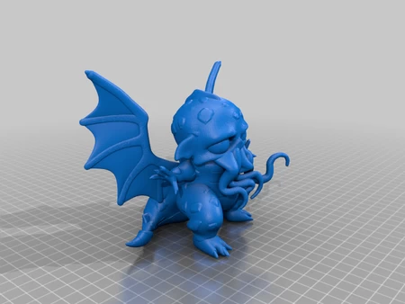 Modelo 3d de Bebé cthulhu para impresoras 3d