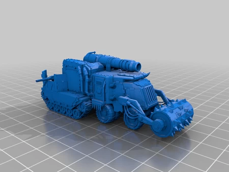  crude warmachine  3d model for 3d printers