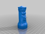  Gothic chess set  3d model for 3d printers