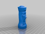  Gothic chess set  3d model for 3d printers