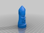  Gothic chess set  3d model for 3d printers