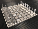  Chess board  3d model for 3d printers