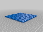 Modelo 3d de Tablero de ajedrez para impresoras 3d