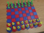 Chess/checker board tiles  3d model for 3d printers