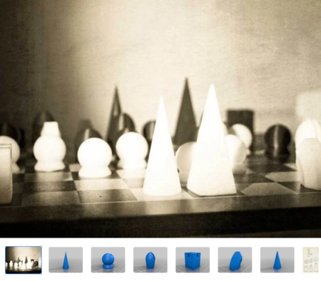 Man Ray Chess Set