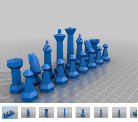 Parametric chess set