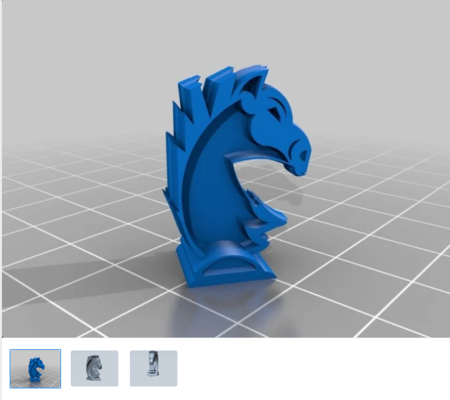 Modelo 3d de Ajedrez para impresoras 3d