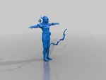  后末日猎人 3D 打印机的 3D 模型